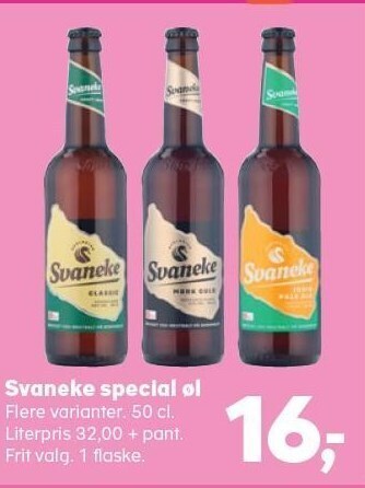SuperBrugsen Svaneke special øl - flere varianter - 50 cl tilbud