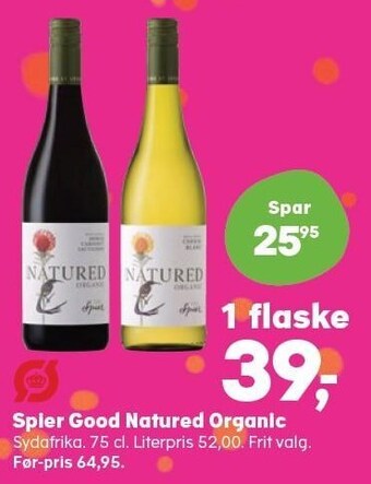SuperBrugsen Spier good natured organic tilbud