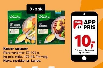 Kvickly Knorr saucer tilbud