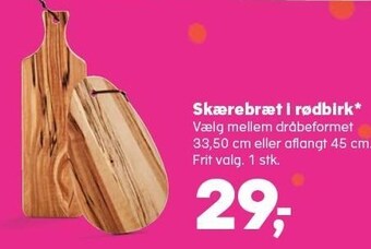 Skærebræt i rødbirk