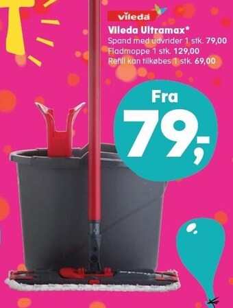 Kvickly Vileda ultramax tilbud