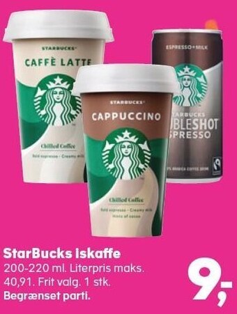 Kvickly Starbucks iskaffe tilbud