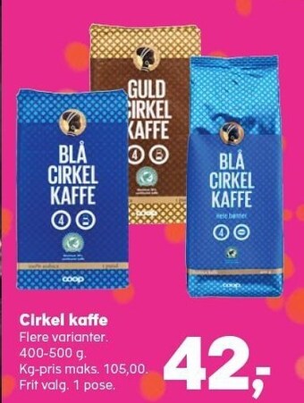 Kvickly Cirkel kaffe tilbud