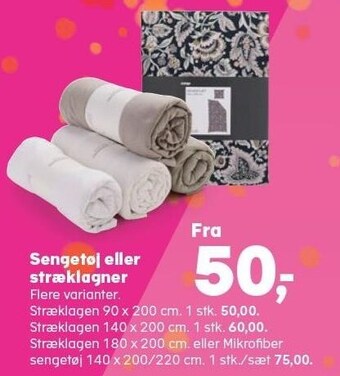 Sengetøj eller stræklagner