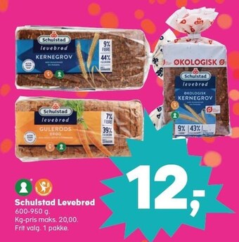 Kvickly Schulstad levebrød tilbud
