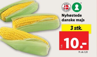 Lidl Nyhøstede danske majs 3 stk. tilbud