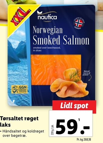 Tørsaltet røget laks