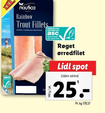 Lidl Røget ørredfilet tilbud