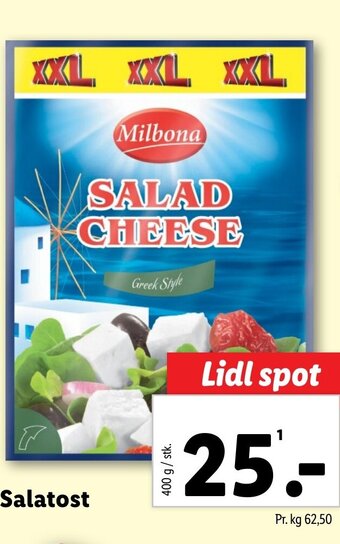 Lidl Salatost tilbud