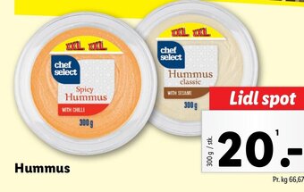 Lidl Hummus tilbud