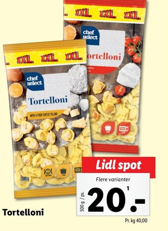 Lidl Tortelloni tilbud