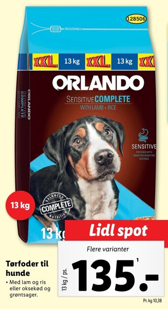 Lidl Tørfoder til hunde tilbud