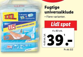 Lidl Fugtige universalklude tilbud