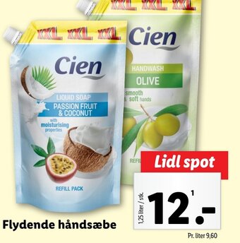 Lidl Flydende håndsæbe tilbud