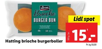 Lidl Hatting brioche burgerboller tilbud