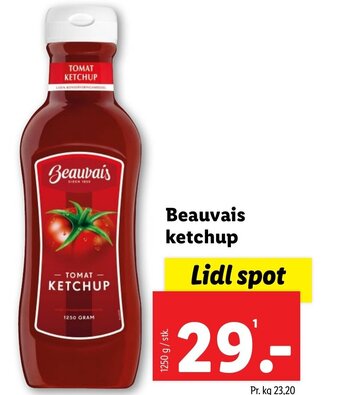 Lidl Beauvais ketchup tilbud