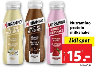 Nutramino protein milkshake