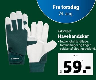 Lidl PARKSIDEⓇ Havehandsker tilbud