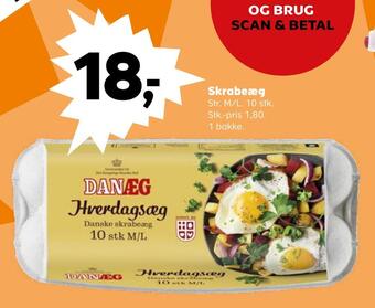 Kvickly Skrabeæg tilbud