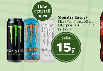 Dagli'Brugsen Monster energy tilbud