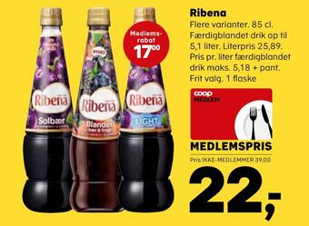 Kvickly Ribena tilbud