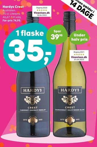 SuperBrugsen Hardys crest tilbud