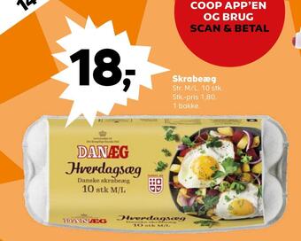 SuperBrugsen Skrabeæg tilbud