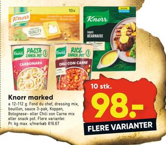 Bilka Knorr marked tilbud