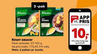 SuperBrugsen Knorr saucer tilbud