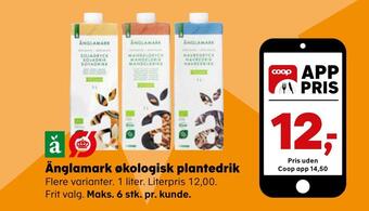SuperBrugsen Änglamark økologisk plantedrik tilbud