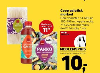 SuperBrugsen Coop asiatisk marked tilbud
