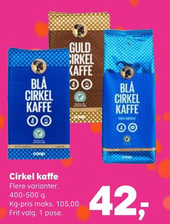 SuperBrugsen Cirkel kaffe tilbud