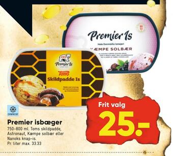 Bilka Premier isbæger tilbud