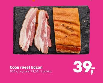 SuperBrugsen Coop røget bacon tilbud