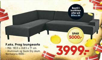 Bilka Prag loungesofa tilbud