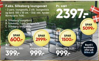 Bilka Silkeborg loungesæt tilbud