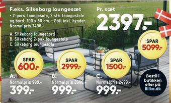 Bilka Silkeborg loungebord tilbud