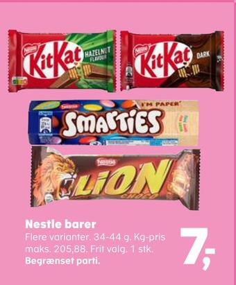 SuperBrugsen Nestle barer tilbud