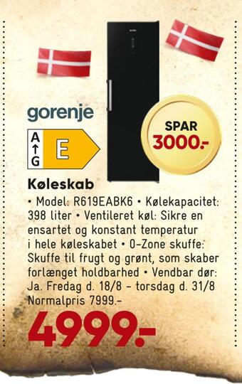 Bilka Køleskab tilbud