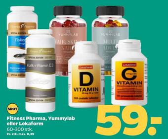 Netto Fitness pharma, yummylab eller lekaform tilbud