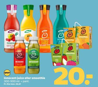 Netto Innocent juice eller smoothie tilbud