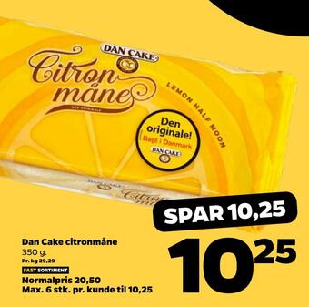 Netto Dan cake citronmåne tilbud