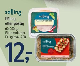Føtex Pålæg eller postej tilbud