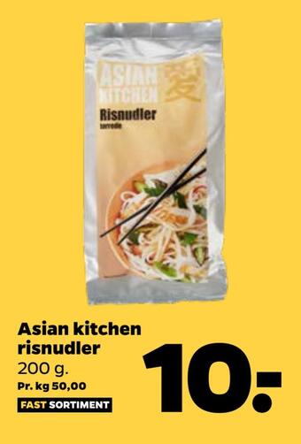 Netto Asian kitchen risnudler tilbud