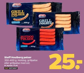Netto Steff houlberg pølser tilbud