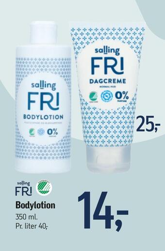 Føtex Bodylotion tilbud
