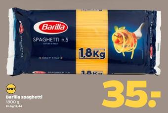 Barilla spaghetti