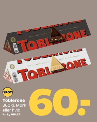 Netto Toblerone tilbud