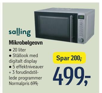Føtex Mikrobølgeovn tilbud