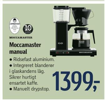 Føtex Moccamaster manual tilbud